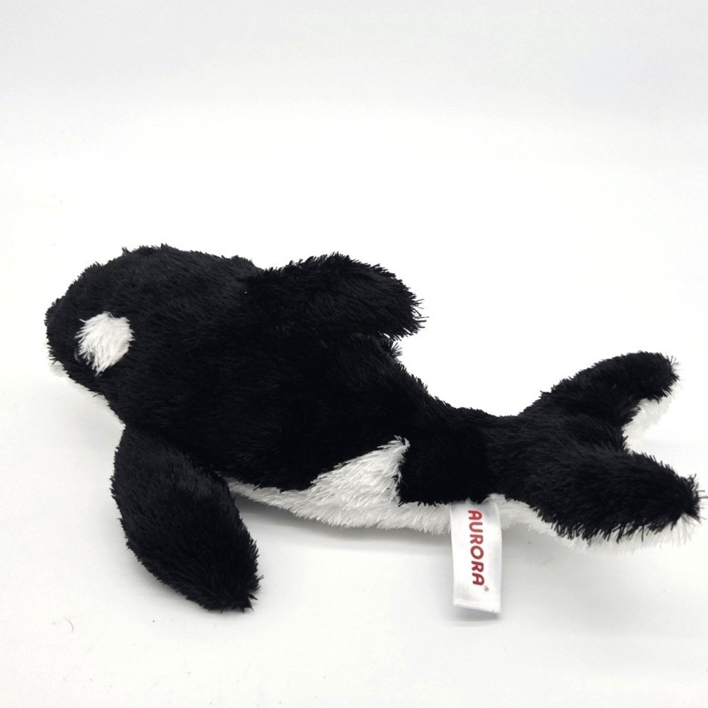 Aurora World Plush Shamu Orca Black White Whale NEW Stuffed Animal 9"‎